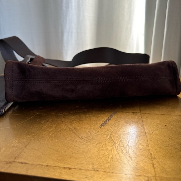 Tamara Mellon suede shoulder bag brown suede - Picture 7 of 15